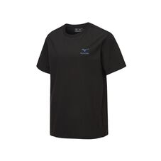 Mizuno Herren Solarcut ER Trail Kurzarm Zip T Shirt Sport Tee Top Laufshirt Blau 